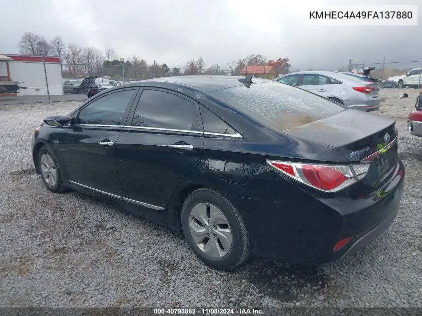 2015 Hyundai Sonata Hybrid VIN: KMHEC4A49FA137880 Lot: 40793882