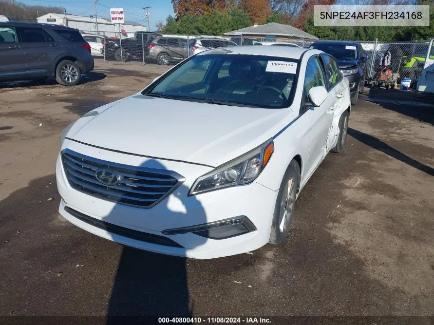 2015 Hyundai Sonata Se VIN: 5NPE24AF3FH234168 Lot: 40800410