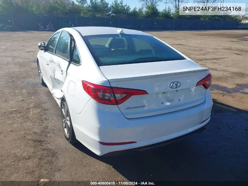 2015 Hyundai Sonata Se VIN: 5NPE24AF3FH234168 Lot: 40800410