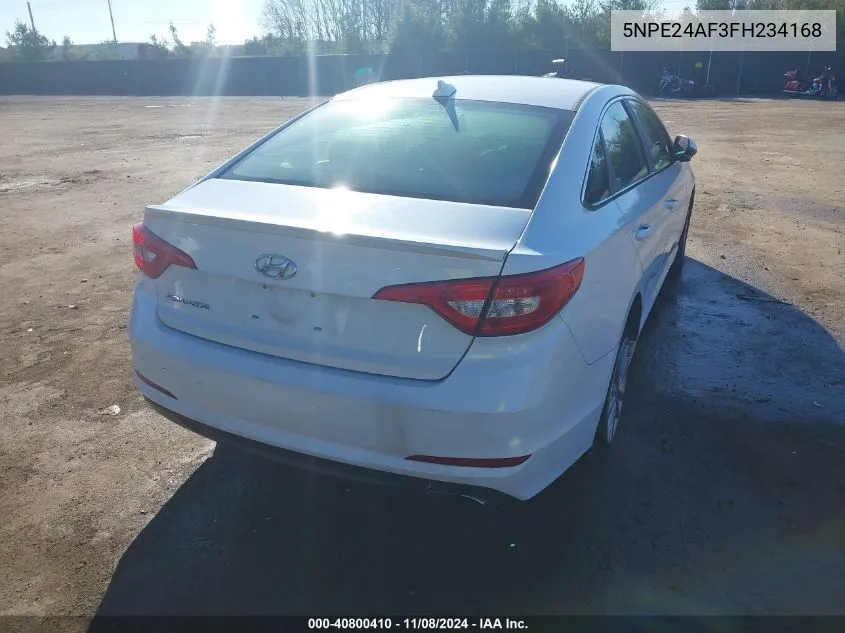 2015 Hyundai Sonata Se VIN: 5NPE24AF3FH234168 Lot: 40800410