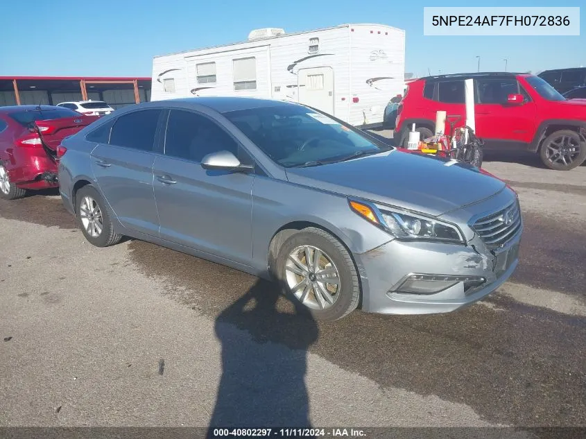 5NPE24AF7FH072836 2015 Hyundai Sonata Se