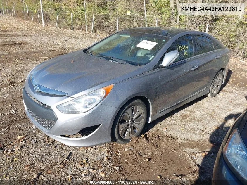 KMHEC4A43FA129810 2015 Hyundai Sonata Hybrid Limited