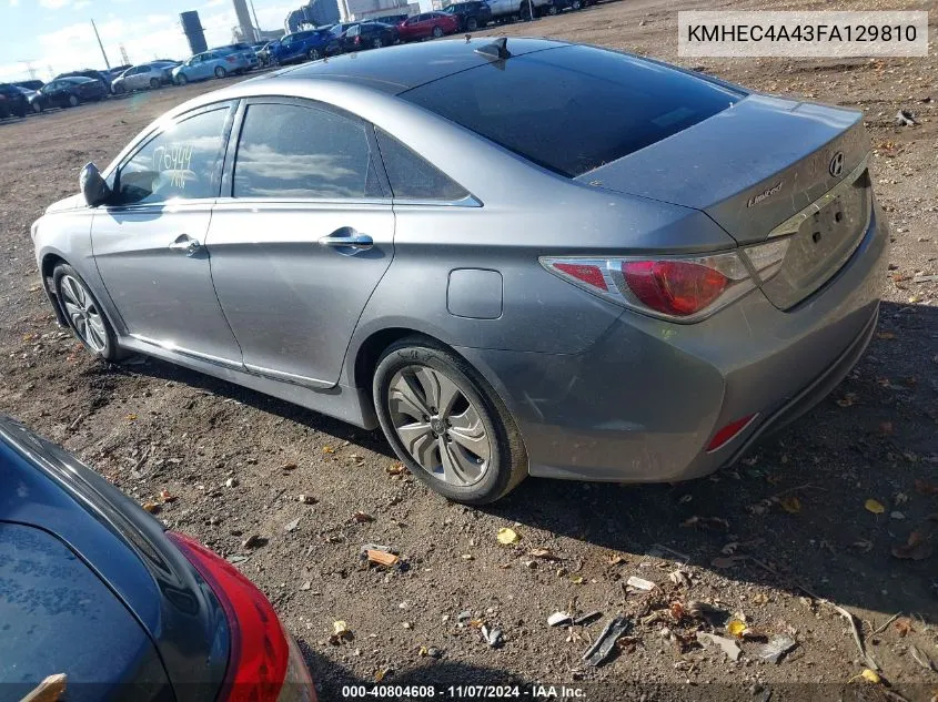 KMHEC4A43FA129810 2015 Hyundai Sonata Hybrid Limited