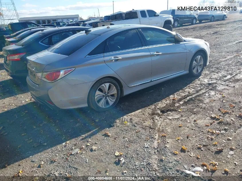 KMHEC4A43FA129810 2015 Hyundai Sonata Hybrid Limited