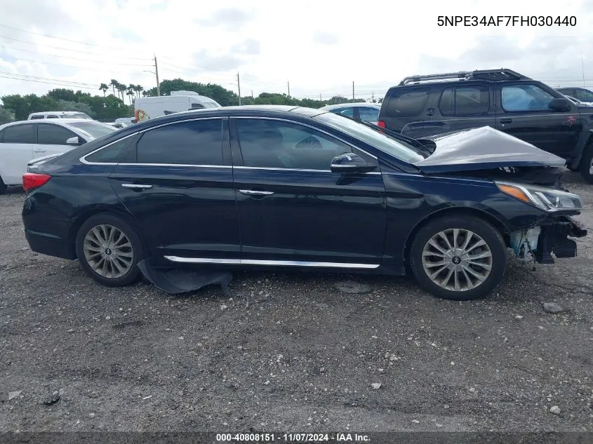 2015 Hyundai Sonata Limited VIN: 5NPE34AF7FH030440 Lot: 40808151