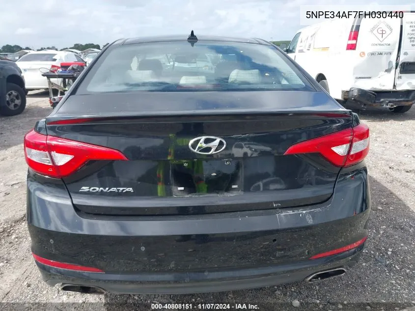 2015 Hyundai Sonata Limited VIN: 5NPE34AF7FH030440 Lot: 40808151