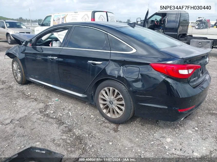 2015 Hyundai Sonata Limited VIN: 5NPE34AF7FH030440 Lot: 40808151