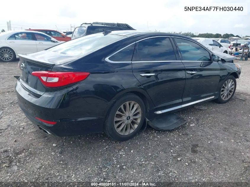 2015 Hyundai Sonata Limited VIN: 5NPE34AF7FH030440 Lot: 40808151