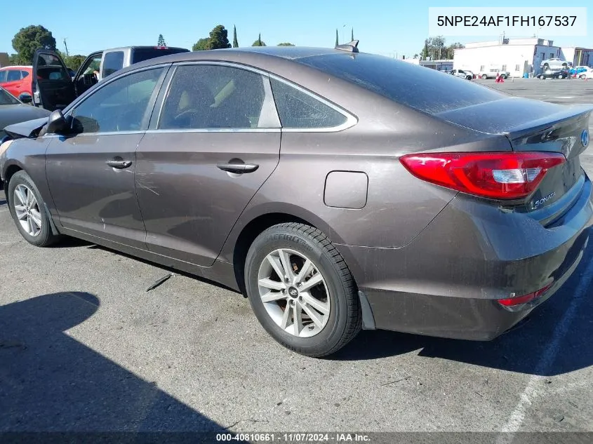 5NPE24AF1FH167537 2015 Hyundai Sonata Se