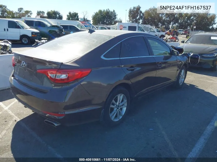 5NPE24AF1FH167537 2015 Hyundai Sonata Se