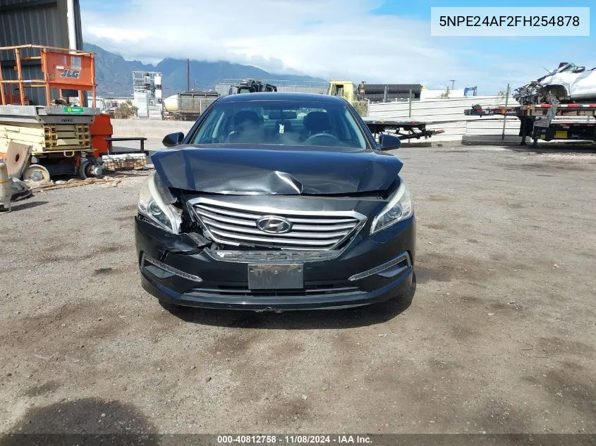 2015 Hyundai Sonata Se VIN: 5NPE24AF2FH254878 Lot: 40812758