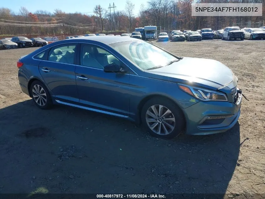 2015 Hyundai Sonata Sport VIN: 5NPE34AF7FH168012 Lot: 40817972