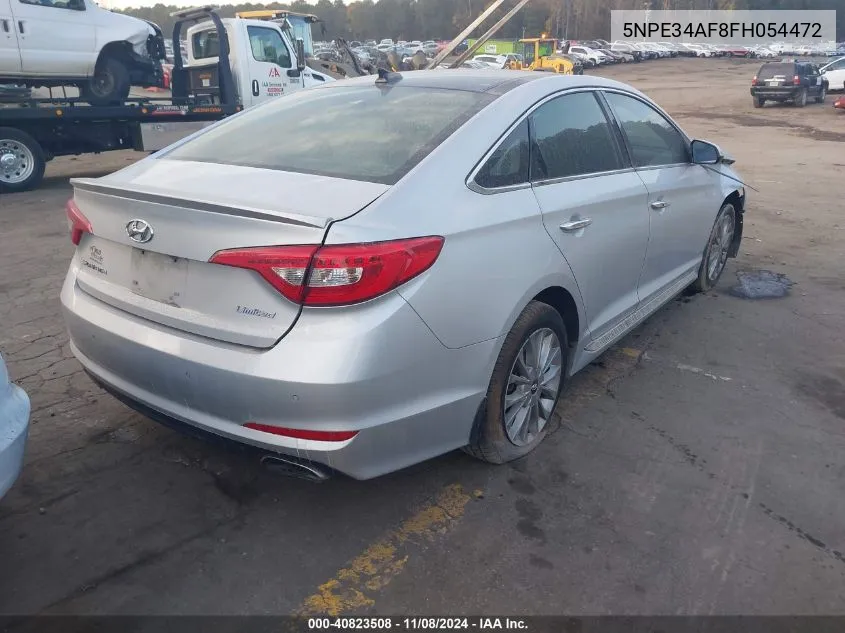 2015 Hyundai Sonata Limited VIN: 5NPE34AF8FH054472 Lot: 40823508