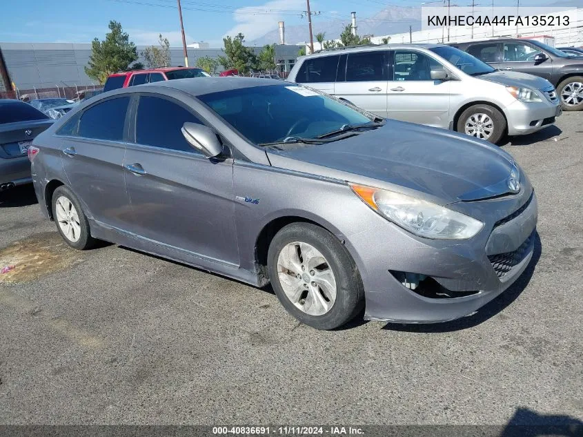 2015 Hyundai Sonata Hybrid/Limited VIN: KMHEC4A44FA135213 Lot: 40836691