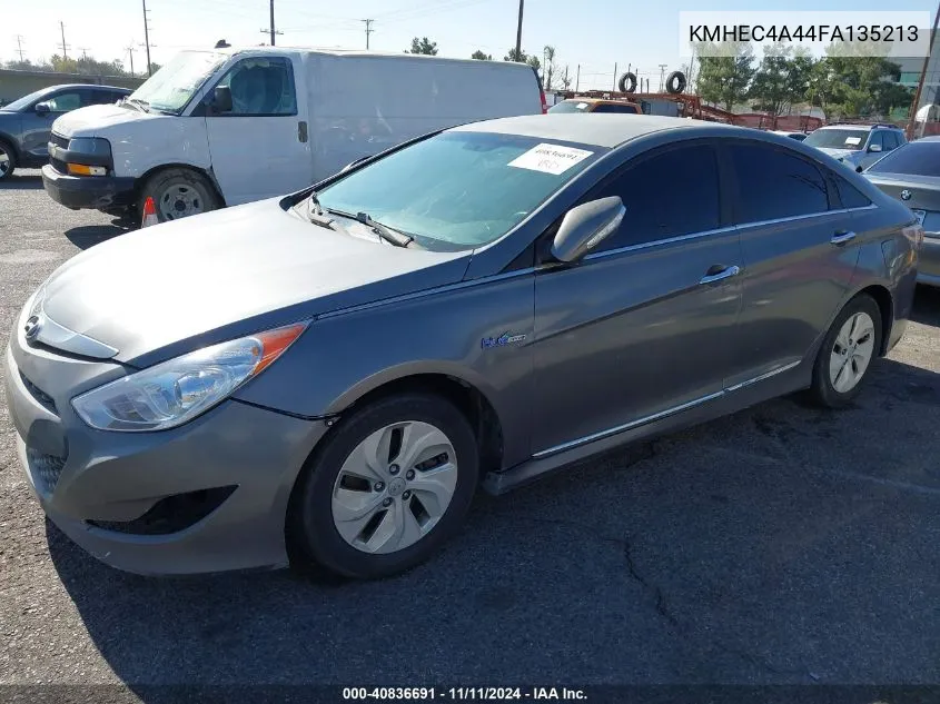 2015 Hyundai Sonata Hybrid/Limited VIN: KMHEC4A44FA135213 Lot: 40836691