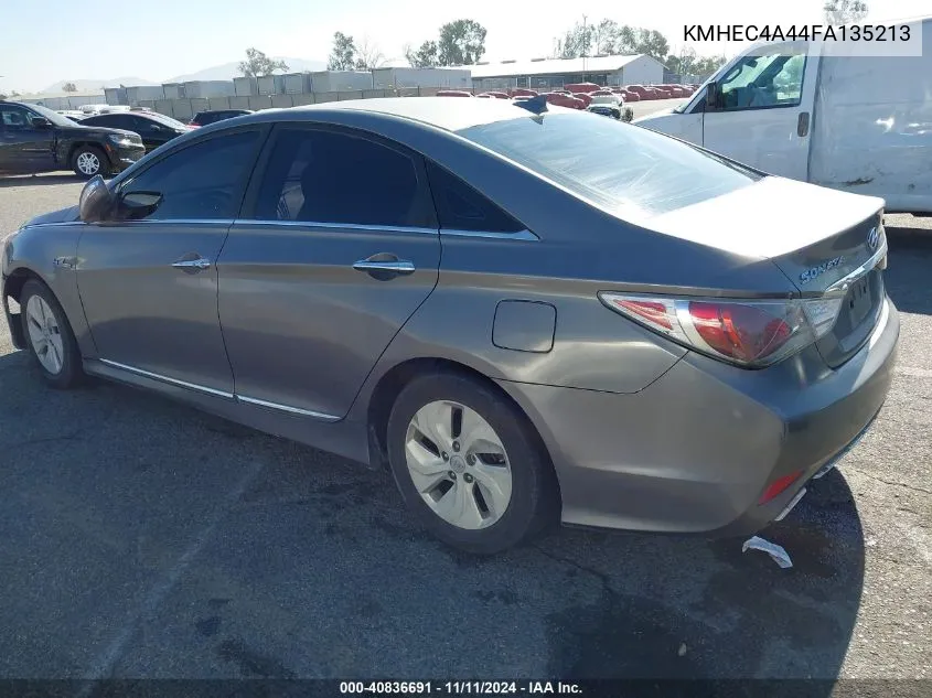 2015 Hyundai Sonata Hybrid/Limited VIN: KMHEC4A44FA135213 Lot: 40836691