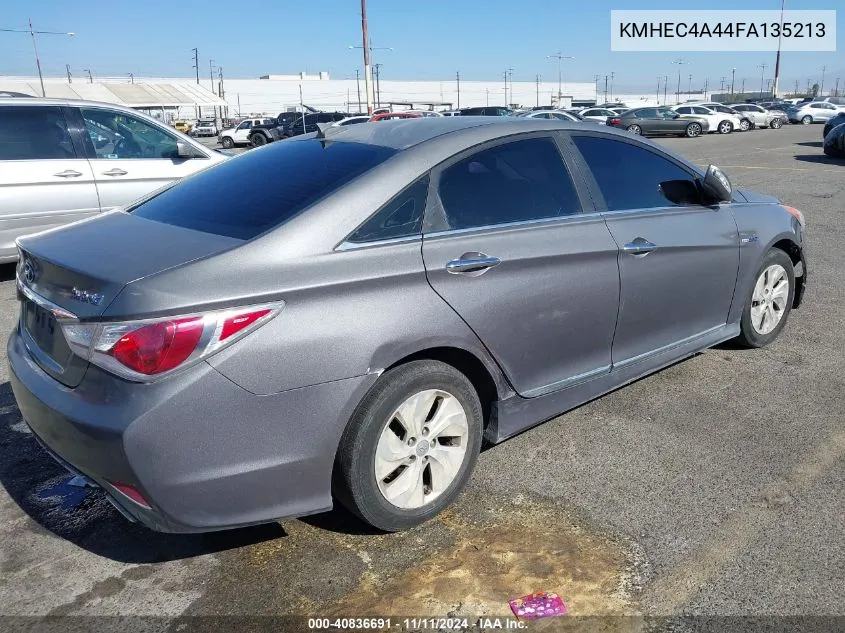 2015 Hyundai Sonata Hybrid/Limited VIN: KMHEC4A44FA135213 Lot: 40836691