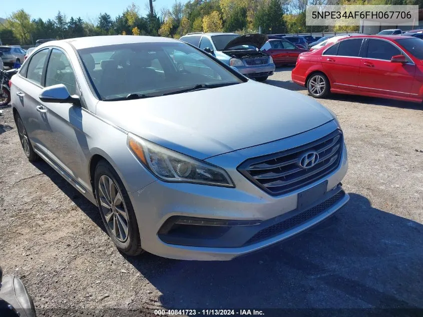 5NPE34AF6FH067706 2015 Hyundai Sonata Sport