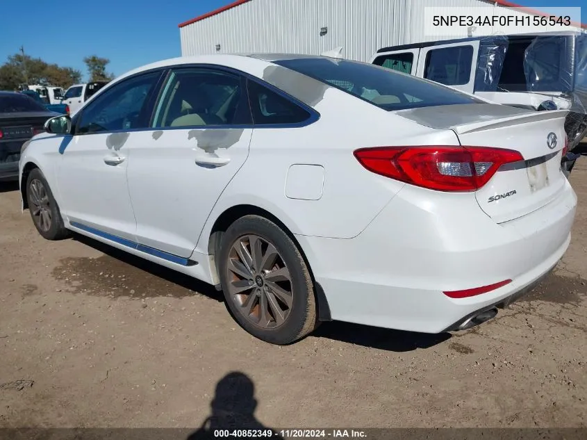 2015 Hyundai Sonata Sport VIN: 5NPE34AF0FH156543 Lot: 40852349