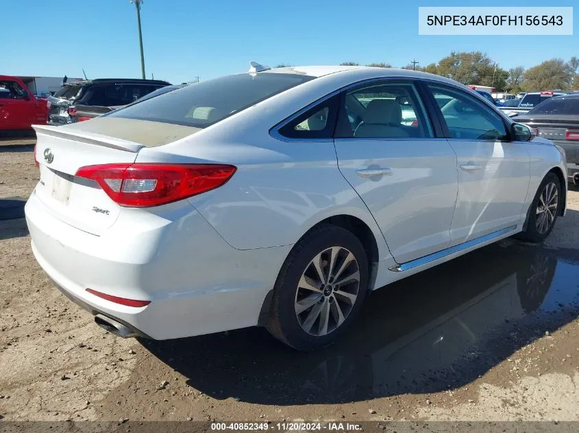 2015 Hyundai Sonata Sport VIN: 5NPE34AF0FH156543 Lot: 40852349