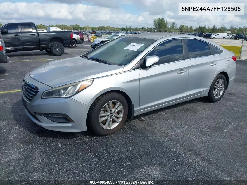 5NPE24AA7FH128505 2015 Hyundai Sonata Eco