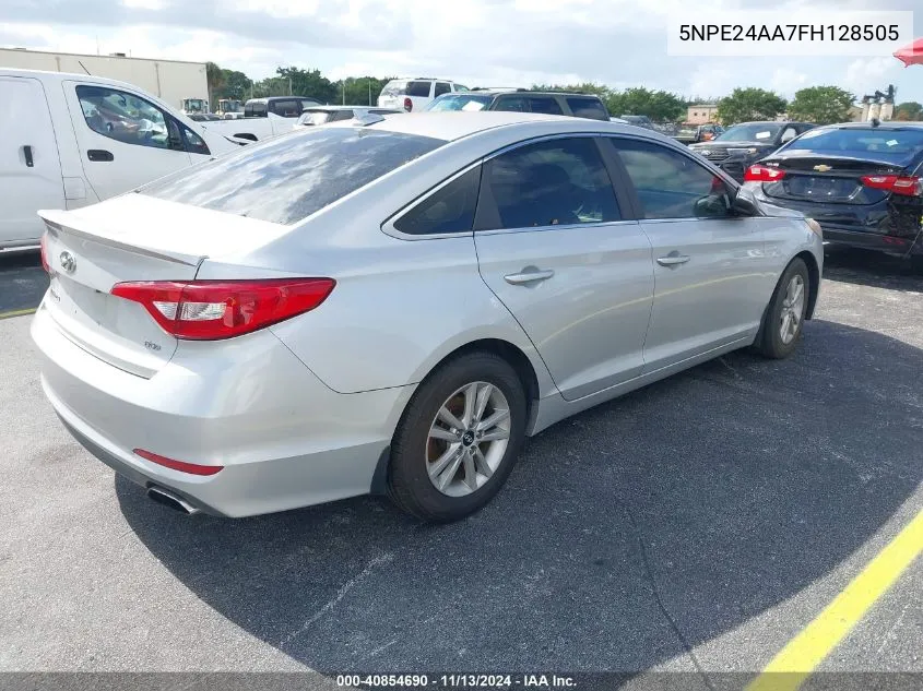 5NPE24AA7FH128505 2015 Hyundai Sonata Eco