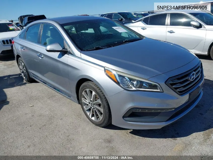 5NPE34AF5FH096906 2015 Hyundai Sonata Sport