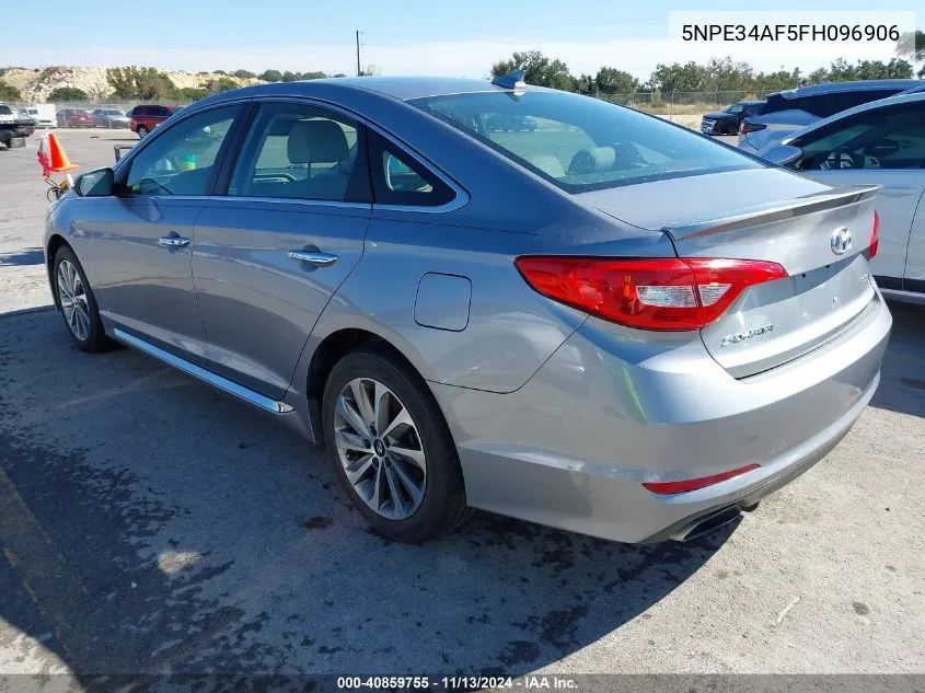 5NPE34AF5FH096906 2015 Hyundai Sonata Sport