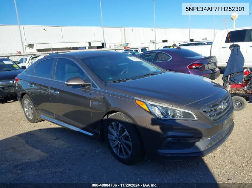 2015 Hyundai Sonata Sport VIN: 5NPE34AF7FH252301 Lot: 40884786