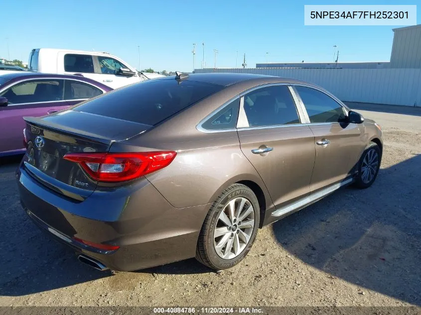 2015 Hyundai Sonata Sport VIN: 5NPE34AF7FH252301 Lot: 40884786