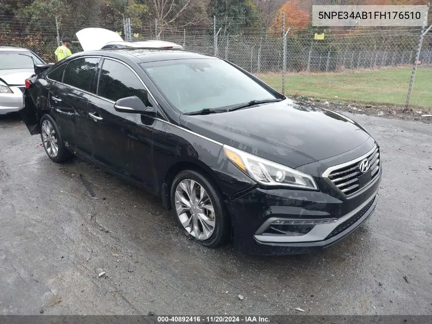 2015 Hyundai Sonata Limited 2.0T VIN: 5NPE34AB1FH176510 Lot: 40892416