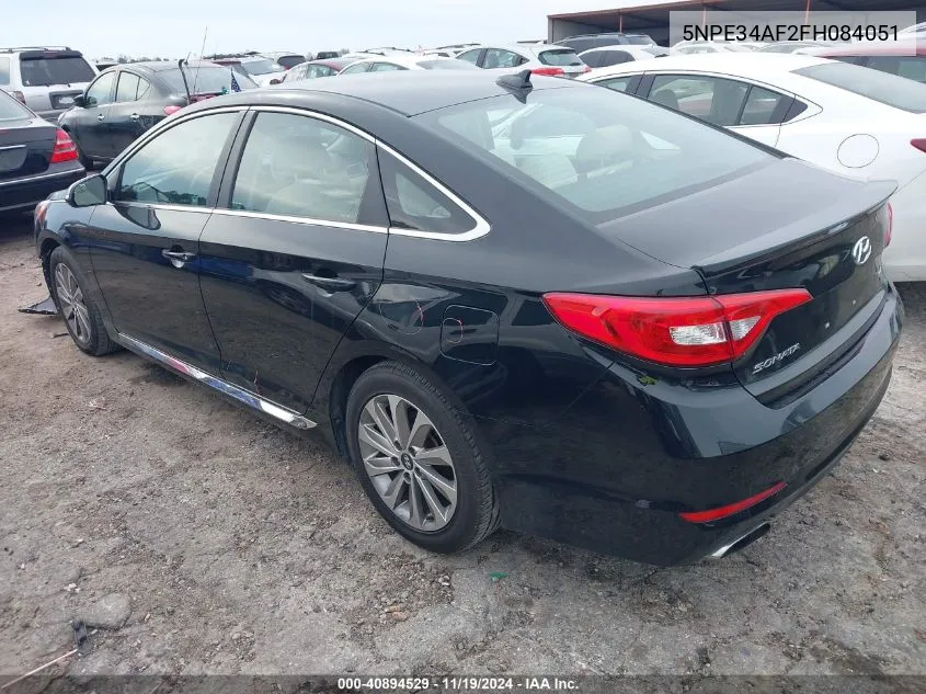 2015 Hyundai Sonata Sport VIN: 5NPE34AF2FH084051 Lot: 40894529