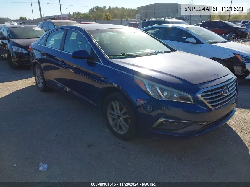 2015 Hyundai Sonata Se VIN: 5NPE24AF6FH121623 Lot: 40901515