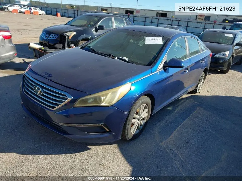 2015 Hyundai Sonata Se VIN: 5NPE24AF6FH121623 Lot: 40901515