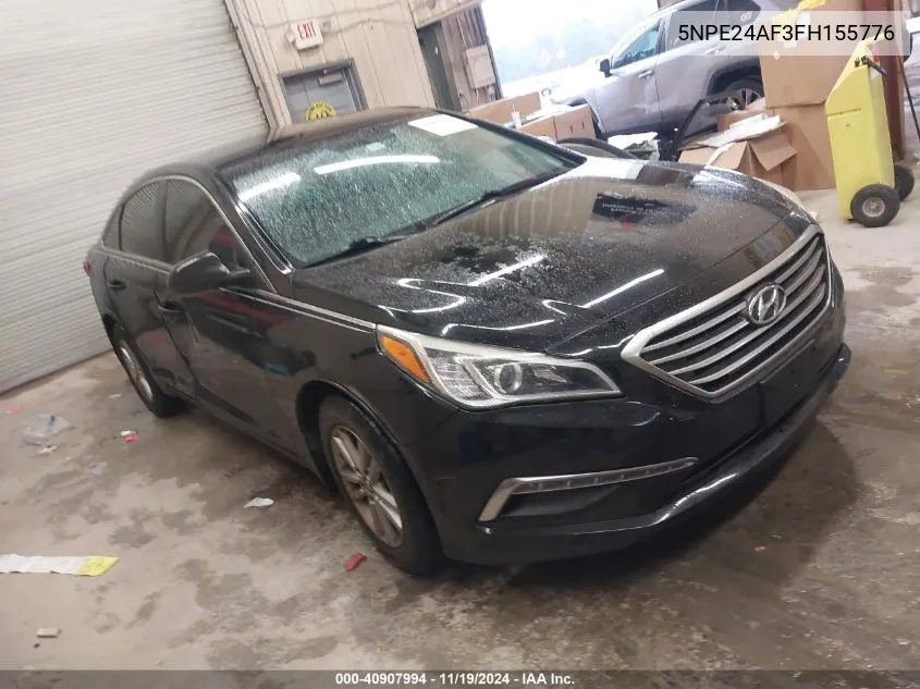 2015 Hyundai Sonata Se VIN: 5NPE24AF3FH155776 Lot: 40907994