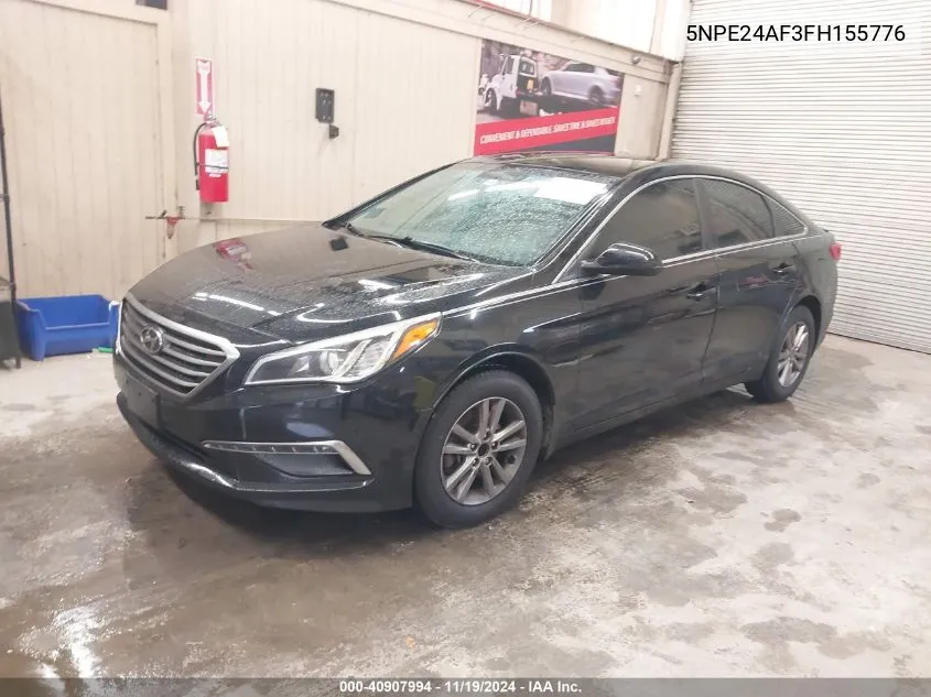 2015 Hyundai Sonata Se VIN: 5NPE24AF3FH155776 Lot: 40907994