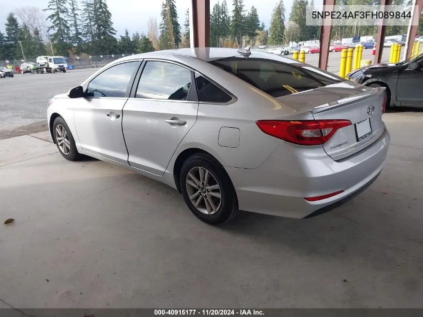 2015 Hyundai Sonata Se VIN: 5NPE24AF3FH089844 Lot: 40915177