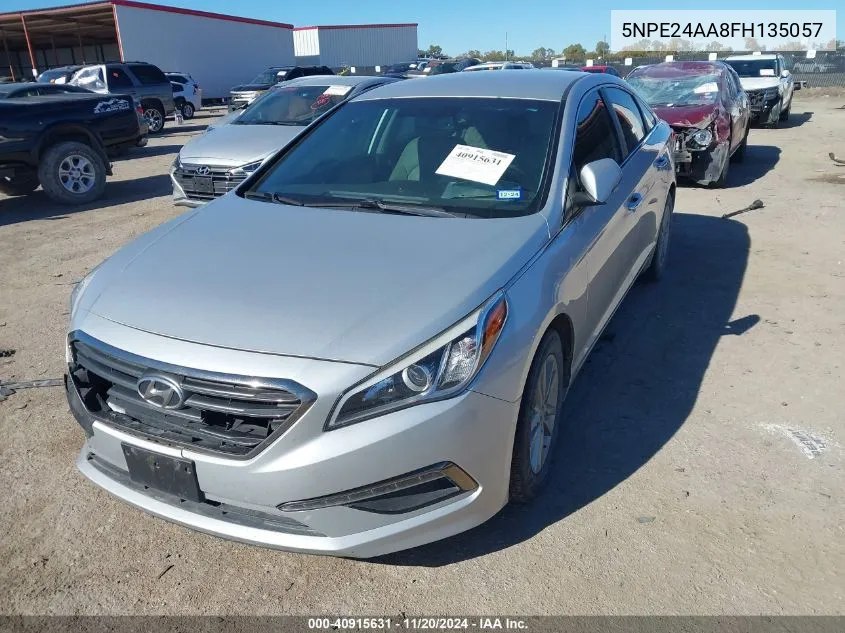 2015 Hyundai Sonata Eco VIN: 5NPE24AA8FH135057 Lot: 40915631