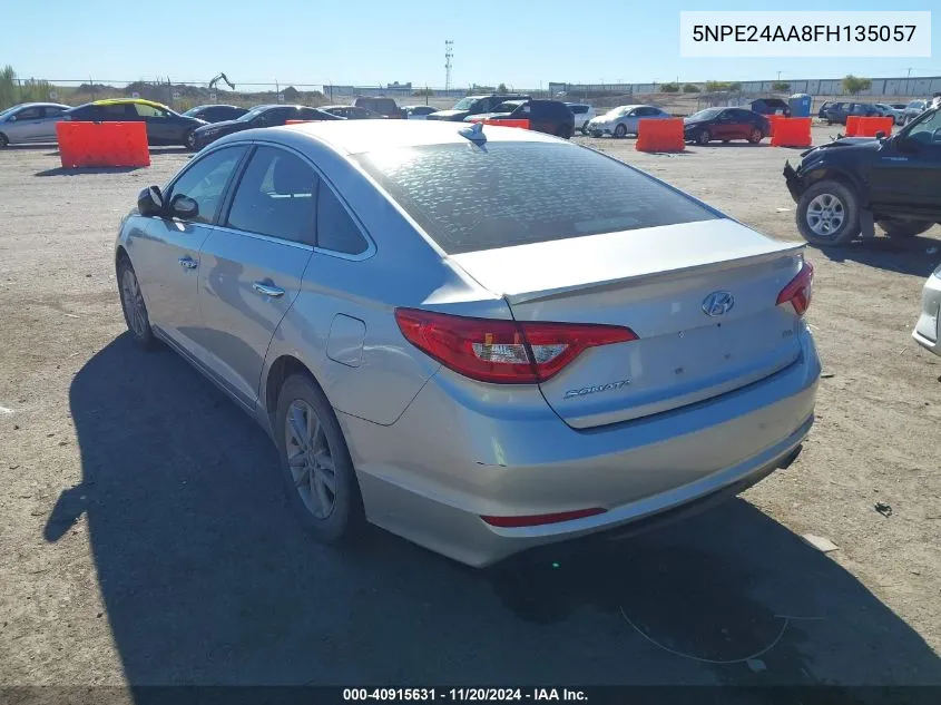 2015 Hyundai Sonata Eco VIN: 5NPE24AA8FH135057 Lot: 40915631