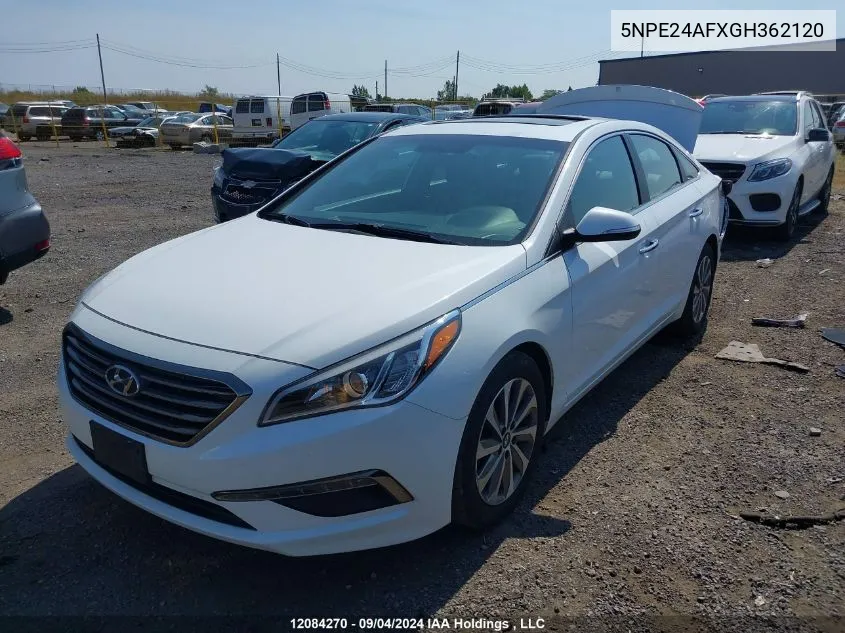 5NPE24AFXGH362120 2016 Hyundai Sonata Se