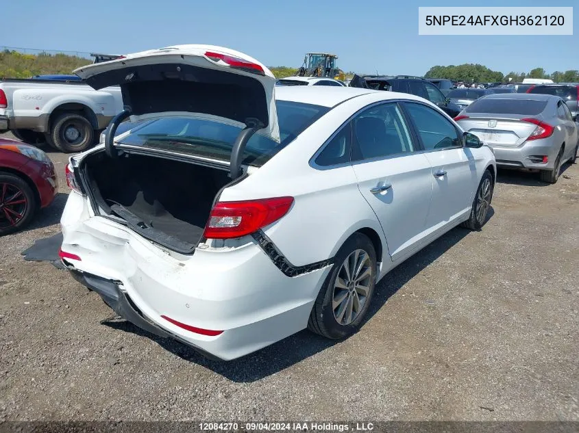 5NPE24AFXGH362120 2016 Hyundai Sonata Se