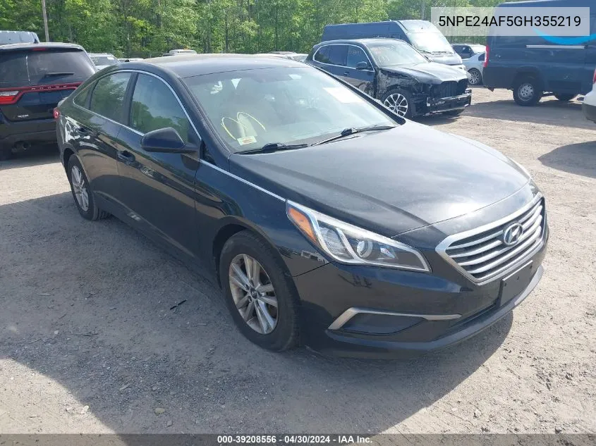 5NPE24AF5GH355219 2016 Hyundai Sonata Se