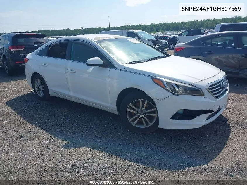 5NPE24AF1GH307569 2016 Hyundai Sonata Se