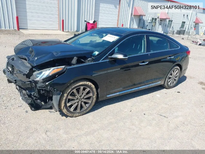 5NPE34AF5GH328101 2016 Hyundai Sonata Limited