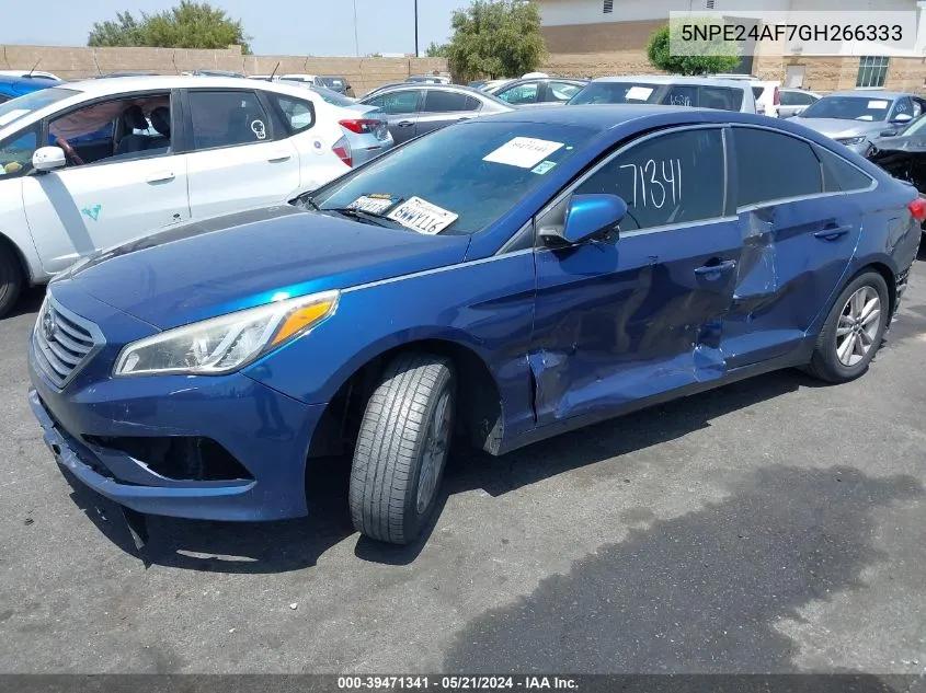 5NPE24AF7GH266333 2016 Hyundai Sonata Se