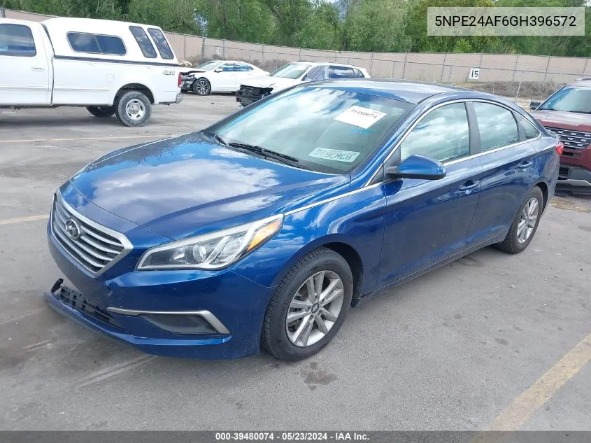 2016 Hyundai Sonata VIN: 5NPE24AF6GH396572 Lot: 39480074