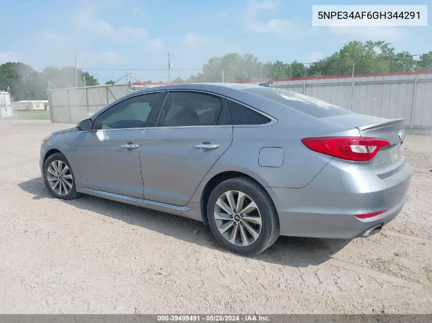 5NPE34AF6GH344291 2016 Hyundai Sonata Sport