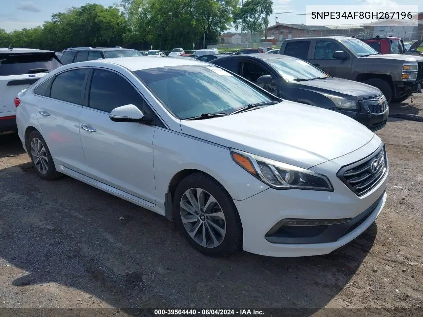 5NPE34AF8GH267196 2016 Hyundai Sonata Sport