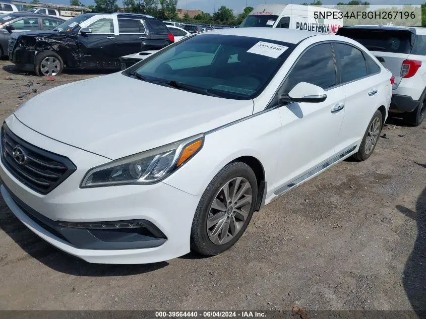 5NPE34AF8GH267196 2016 Hyundai Sonata Sport