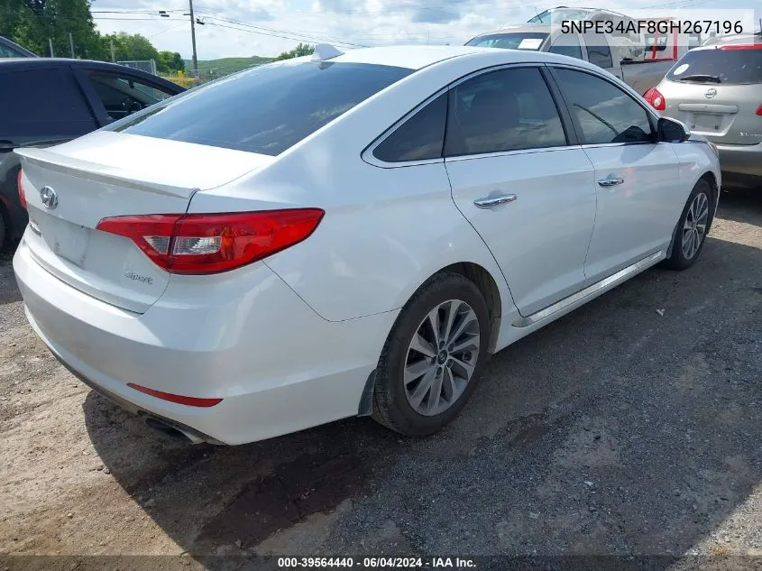 5NPE34AF8GH267196 2016 Hyundai Sonata Sport